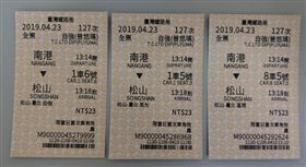 台鐵新售票系統車票
