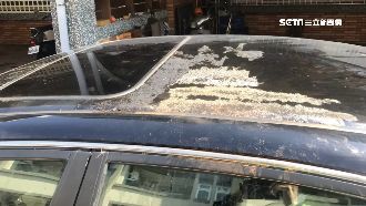 車頂莫名腐蝕　電眼揪羅東潑酸怪客