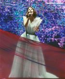 許茹芸「綻放的綻放的綻放」巡迴演唱台北小巨蛋開唱。（記者邱榮吉/攝影）