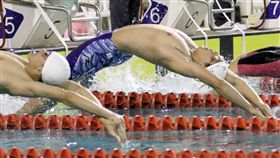 ▲莊沐倫100仰式破全國。（圖／全中運提供）