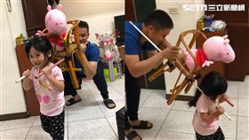 瘋媽祖後遺症…女兒吵著要抬轎　爸做「粉紅豬超跑」網萌翻
圖／蔡裕棠授權提供