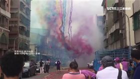 五彩煙霧空中轉圈 媽祖遶境廟方嘆罕見