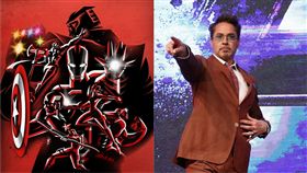 復仇者聯盟4，只有鋼鐵人看過完整劇本。（合成圖／翻攝自復仇者臉書）