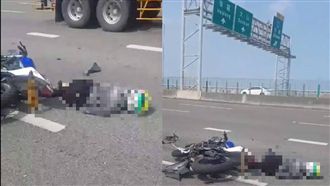 國3傳死亡車禍　重機男撞油罐車慘死