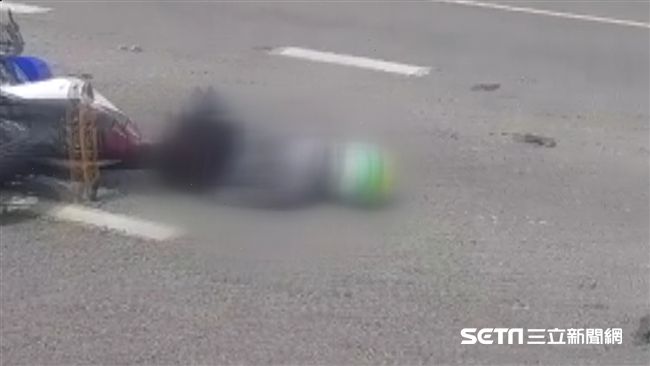 男無照騎重機上國道亡　疑北上趕考試