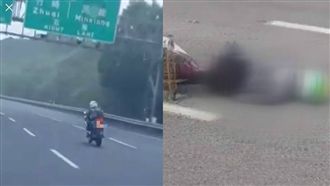 國道重機車禍　傳騎士一早跑給警察追