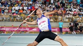 鄭兆村擲標槍（圖／翻攝自黃金右臂-鄭兆村The Golden Arm: Chao-Tsun Cheng臉書）