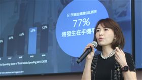 不只扮演媒體更提供技術支援　臉書推代理商指南Facebook大中華區代理商業務總經理朱怡靜23日表示，過去臉書被認為是一種媒體，主要在賣廣告，但現在臉書扮演的不只是媒體角色，還包括技術支援，形成一個新的生態系，因此臉書推出代理商指南。中央社記者鄭傑文攝　108年4月23日