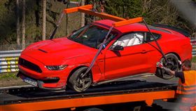 ▲Ford Mustang Shelby GT350在紐柏林撞車（圖／翻攝網路）