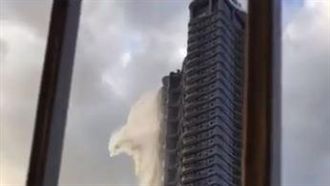 強震襲擊菲律賓　大樓竟成空中瀑布…