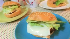 早餐、飲食、漢堡、起司（圖／記者楊晴雯攝）