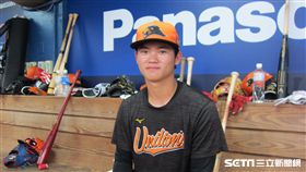 ▲統一獅內野新人林靖凱年僅18歲。（圖／記者蕭保祥攝影）