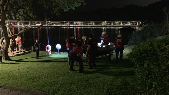 大湖公園驚見浮屍　警封鎖現場