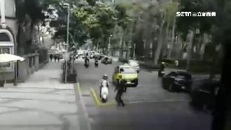 豪宅保全指揮交通　闖路中遭撞飛重傷