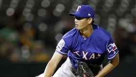 黃暐傑大聯盟初登板。（圖／美聯社／達志影像）