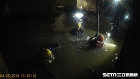 台中大里中興國宅溺水案／翻攝畫面