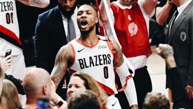 NBA／小李用「孫子兵法」回嗆威少 NBA,季後賽,波特蘭拓荒者,Damian Lillard,絕殺 翻攝自推特