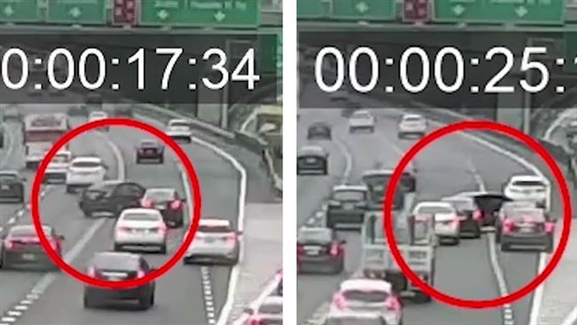 三寶國道「橫行」　90度硬切3車道