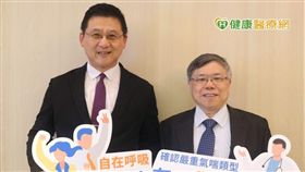 葉國偉醫師（左）與林鴻銓醫師（右）提醒，嚴重氣喘應辨別類型，以利對症下藥。