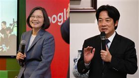 圖翻攝自蔡英文IG、賴清德臉書
