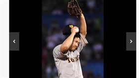 ▲讀賣巨人王牌投手菅野智之在明治神宮球場被打爆。（圖／截自日本媒體）