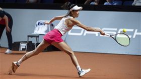 謝淑薇遭大坂直美直落二淘汰。（圖／美聯社／達志影像）