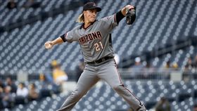 ▲憂鬱賽揚Zack Greinke開季長打率驚人。（圖／美聯社／達志影像）