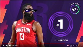 ▲哈登（James Harden）上籃手滑糗登《俠客真烏龍》。（圖／翻攝自NBA on TNT）