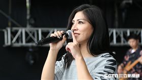2019台潮盛典演唱歌手艾怡良彩排演出。（記者林士傑/攝影）