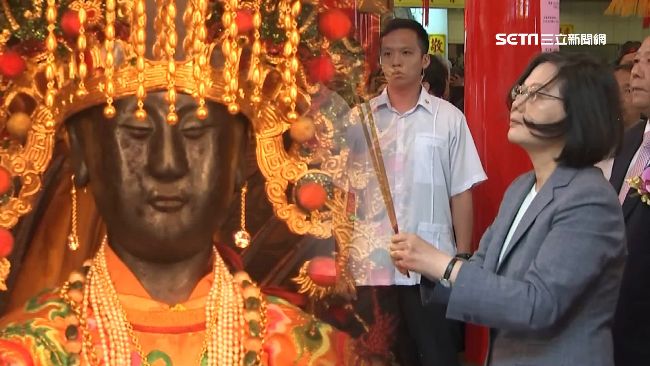 小英幫慶生！揭「黑面媽祖」變臉歷史