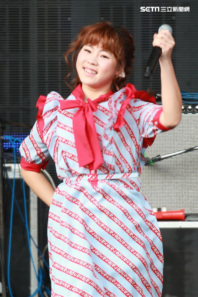 2019台潮盛典演唱歌手吳美琳演出。（記者林士傑/攝影）