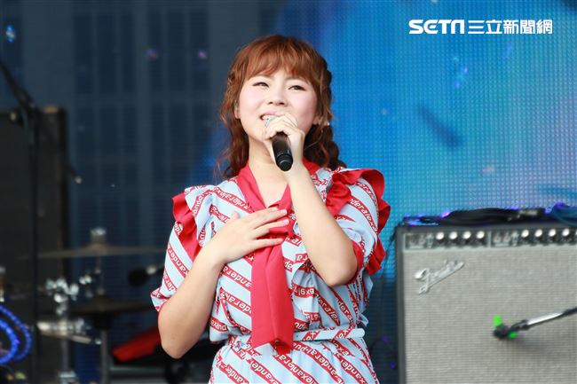 2019台潮盛典演唱歌手吳美琳演出。（記者林士傑/攝影）
