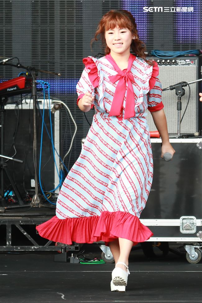 2019台潮盛典演唱歌手吳美琳演出。（記者林士傑/攝影）