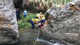 台中,溺水,跳水,石縫,戲水,少年,溺斃（圖／翻攝畫面）