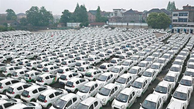 大騙局？　驚見三千輛共享汽車墳場