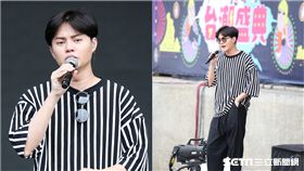 2019台潮盛典K歌之夜許富凱演唱彩排。（合成圖／記者林士傑攝影）