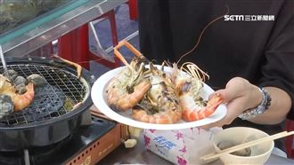 夜市也能吃到痛風！首創海鮮吃到飽