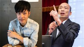 焦糖哥哥、韓國瑜。（圖／焦糖哥哥、韓國瑜臉書）