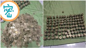 貓咪託夢：我肚子不舒服！塞滿「2245個銅板」他幫疏通 真相曝光網傻眼。（圖／翻攝自爆廢公社）