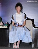犯罪懸疑大片「亡命之途」演員謝欣穎。（記者邱榮吉/攝影）
