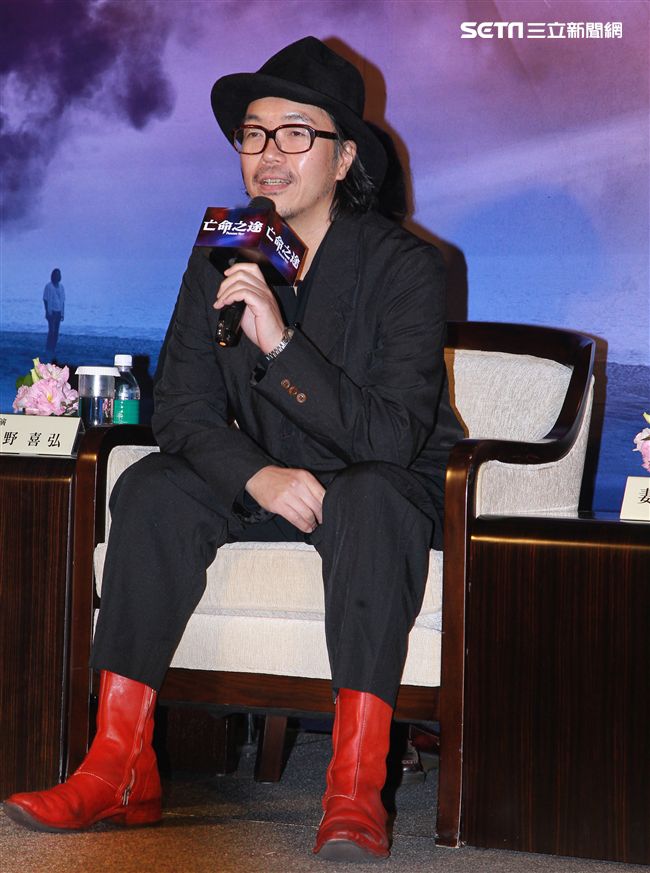 罪懸疑大片「亡命之途」導演半野喜弘。（記者邱榮吉/攝影）