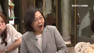 蔡英文《炮仔聲》探班　竟嚇到掉下巴