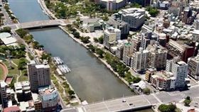 混濁愛河的空拍圖 圖/翻攝自里長莊晉勳臉書