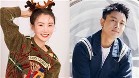 賈乃亮、金晨。（圖／賈乃亮、金晨微博）