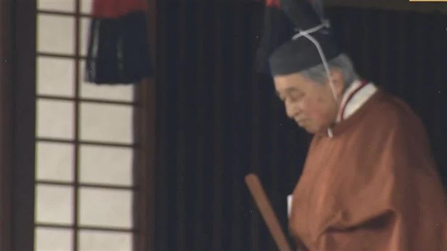 平成時代謝幕　「宮中三殿」之禮序幕