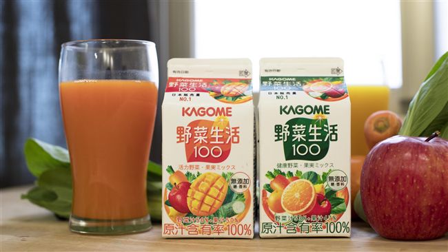野菜生活100純蔬果汁　在台上市