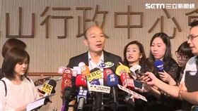 0430韓國瑜市政會議後聯訪,記者林昱孜攝影