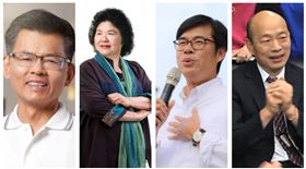 ▲楊秋興、陳菊、陳其邁、韓國瑜（組合圖，翻攝臉書）