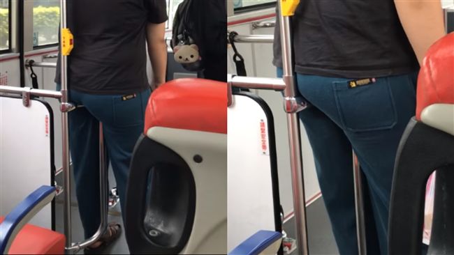 噁男公車狂磨屁溝！網驚：整根進去耶