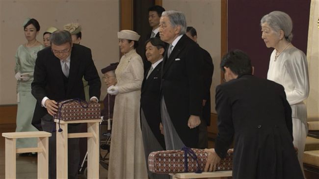 日皇明繼位　「三神器」再次成為焦點